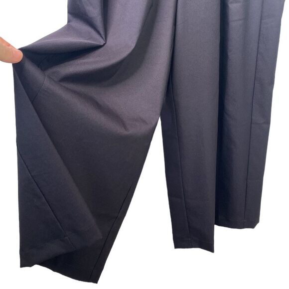 Zuda Z Eco Cropped Wide Leg Sleeveless Jumpsuit Cinched Waist Pockets UPF 50 - Picture 8 of 16